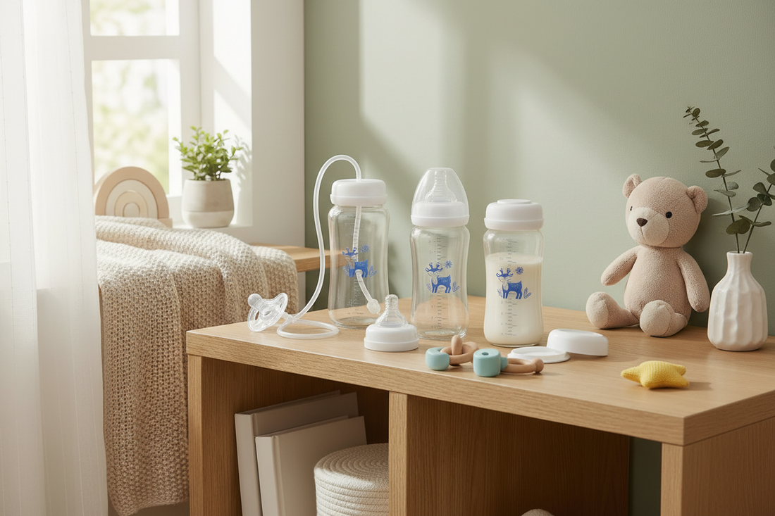 À quel âge bébé peut utiliser le biberon Mains-Libres ?