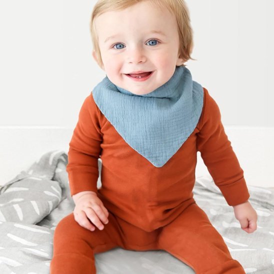 Bavoir bandana | Coton Bio - Reve de maman