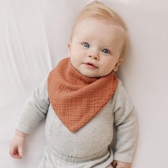 Bavoir bandana | Coton Bio - Reve de maman