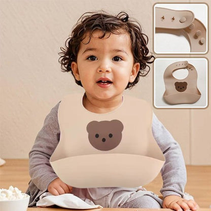 Bavoir bébé | Silicone - Reve de maman