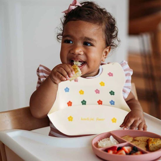 Bavoir bébé | Silicone - Reve de maman