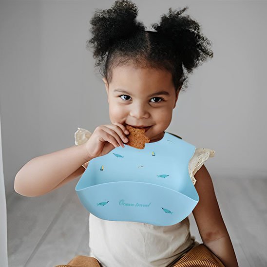 Bavoir bébé | Silicone - Reve de maman