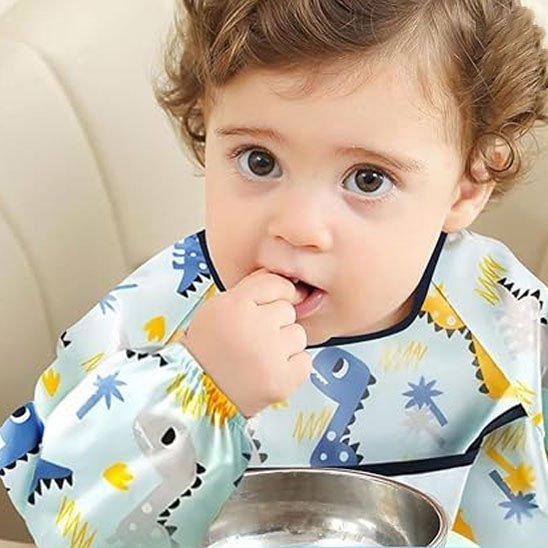 Bavoir manche longue | ImpermaConfort - Reve de maman