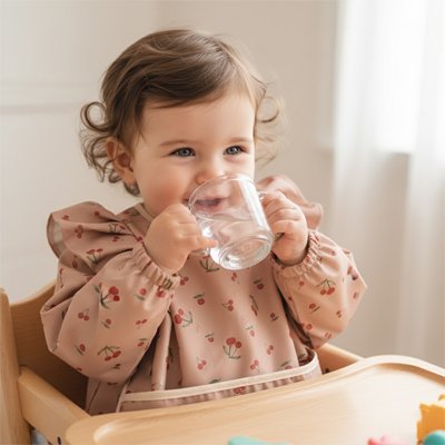 Bavoir manche longue imperméable | BabyProtect - Reve de maman