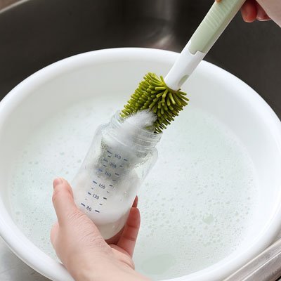 Goupillon biberon 2 - en - 1 | Nettoyage Complet - Reve de maman