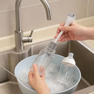 Goupillon biberon | Double embout - Reve de maman