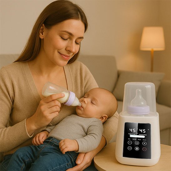 maman paisible avec son bébé