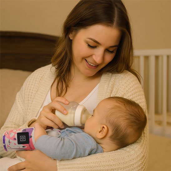 maman qui est content avec son bebe