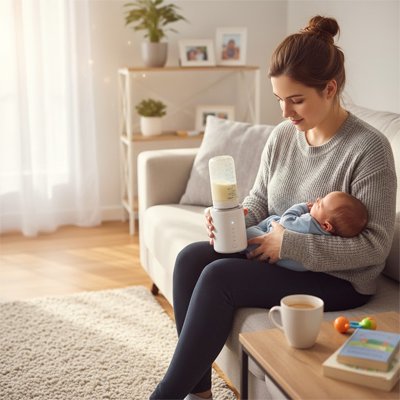 maman souriant avec son bebe