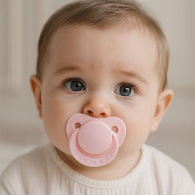 un bebe qui suce sa tetine